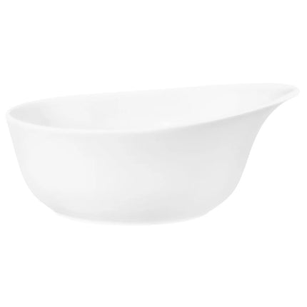 (2 pcs) SELTMANN WEIDEN | Handled Porcelain Cereal Bowl – 0.45L - White - Microwave/Dishwasher Safe