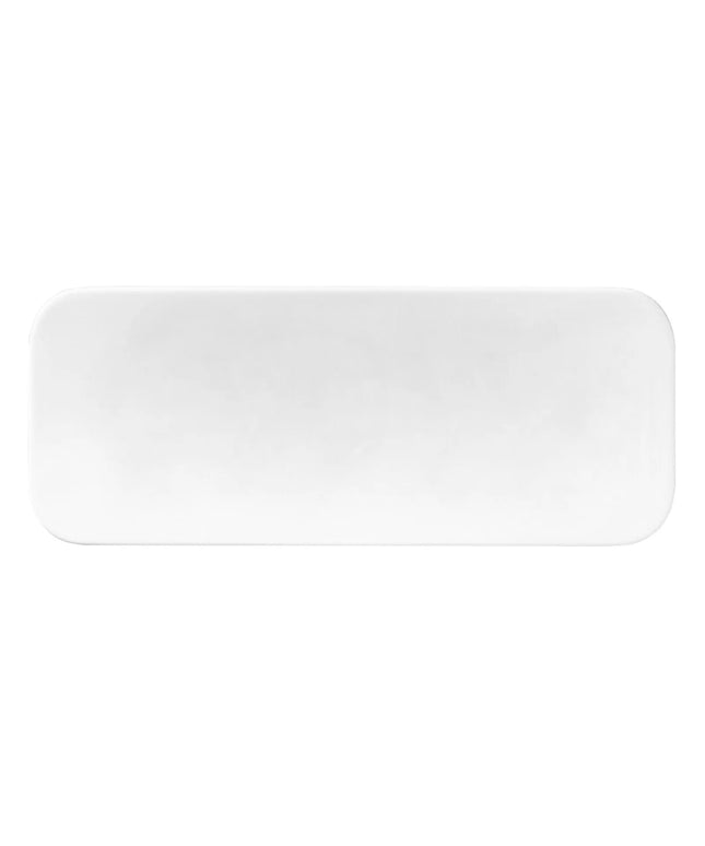 (2 pcs) SELTMANN WEIDEN | Maxim Coupe Rectangular Coupe Plate Set – 380×140mm – Cream Porcelain