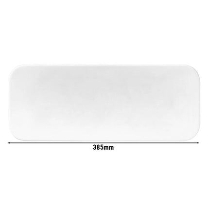 (2 pcs) SELTMANN WEIDEN | Maxim Coupe Rectangular Coupe Plate Set – 380×140mm – Cream Porcelain