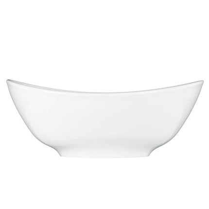 (2 pcs) SELTMANN WEIDEN | Oval Porcelain Bowl – Meran Steak & More – 210×180 mm – White