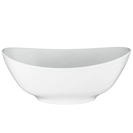 (2 pcs) SELTMANN WEIDEN | Oval Porcelain Bowl – Meran Steak & More – 210×180 mm – White