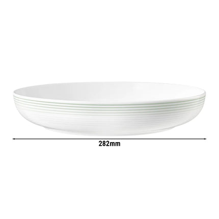 (2 pcs) SELTMANN WEIDEN | Porcelain Bowls – Soup/Cereal – Salbeigrün – Ø 280 mm – BLUES Salbeigrün