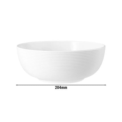 (2 pcs) SELTMANN WEIDEN | Porcelain Bowls – Soup/Cereal – White – Ø 200 mm – BLUES Weiss