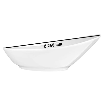 (2 pcs) SELTMANN WEIDEN | Porcelain Deep Gourmet Bowl – Meran Organic – Ø 200 mm – White - SKU GSTMOSW26