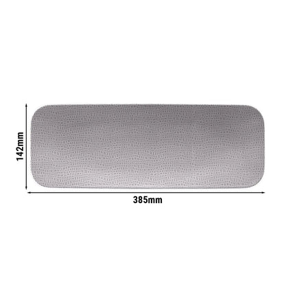 (2 pcs) SELTMANN WEIDEN | Rectangular Coupe Plate – Flat – Porcelain – 350×200 mm – Grey