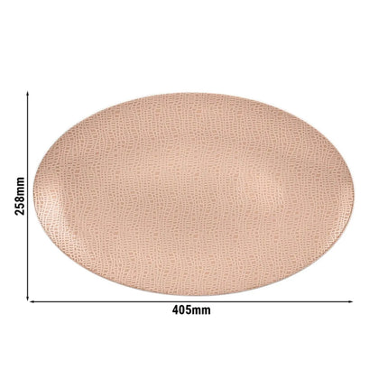 (2 pcs) SELTMANN WEIDEN | Serving Platter – Rectangular Coupe – Porcelain – 330×180 mm – Old Rose