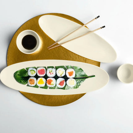 (2 pcs) SELTMANN WEIDEN | Serving Platter – Rectangular Coupe – Porcelain, Cream – 330×180 mm