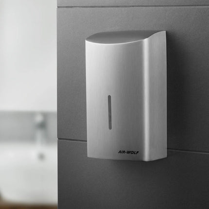(2 pieces) AIR-WOLF | Automatic Hand Dryer – Stainless Steel - 342–414 km/h Air - 74 dB - IR Sensor