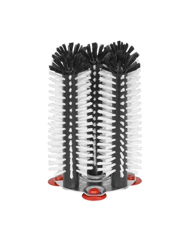 (2 pieces) FUCHS | DELFIN® Glass washing-up brush - 5x240mm - with metal base plate - round