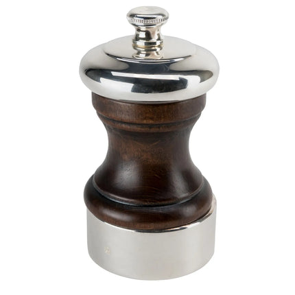 (2 pieces) PEUGEOT | PALACE - Pepper Mill - Silver-plated/Wood - Polished - Height: 100mm