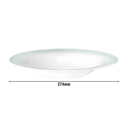 (2 pieces) SELTMANN WEIDEN | Deep Pasta Bowl Ø 27 cm – Blues - Arctic Blue - Porcelain