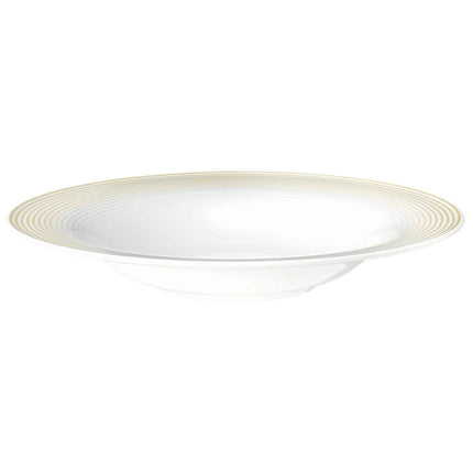 (2 pieces) SELTMANN WEIDEN | Deep Pasta Bowl Ø 27 cm – Blues - Sand Beige - Porcelain
