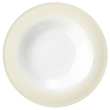 (2 pieces) SELTMANN WEIDEN | Deep Pasta Bowl Ø 27 cm – Blues - Sand Beige - Porcelain