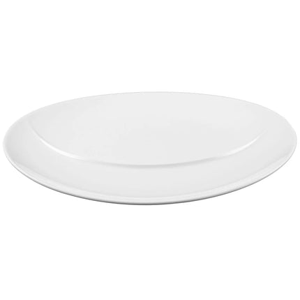 (2 pieces) SELTMANN WEIDEN | Porcelain Compartment Plate – Ø 340 mm - 1 divider - white