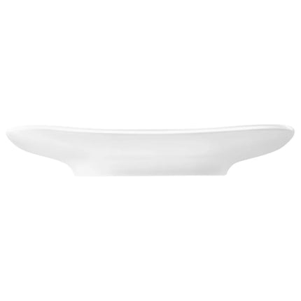 (2 pieces) SELTMANN WEIDEN | Rectangular Coupe Serving Platter – 350x200 mm - White High-Gloss Porcelain - Microwave & Oven Safe
