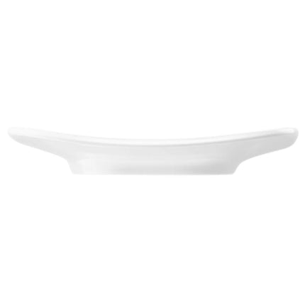 (2 pieces) SELTMANN WEIDEN | Rectangular Coupe Serving Platter – 380x140 mm - White High-Gloss Porcelain - Microwave & Oven Safe