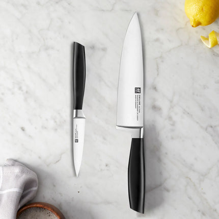 (2 pieces) ZWILLING | All Star Knife Set – Chef 200 mm + Paring 100 mm - FRIODUR Ice-Hardened - Made in Germany