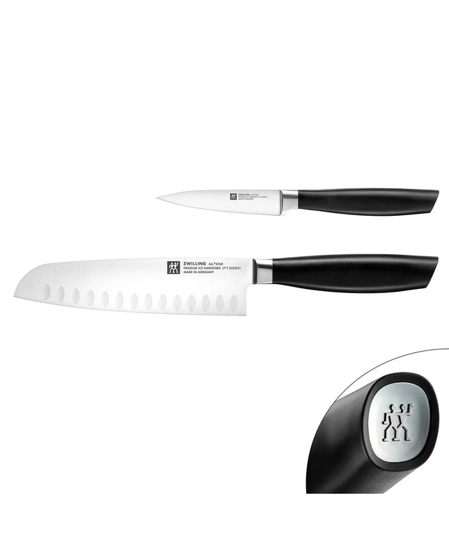 (2 pieces) ZWILLING | All Star Knife Set – Paring 100 mm + Chef 200 mm - FRIODUR Ice-Hardened - Made in Germany