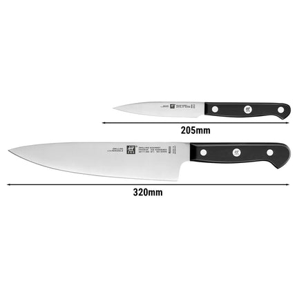 (2 pieces) ZWILLING | GOURMET Knife Set – Chef 20 cm - Paring 10 cm