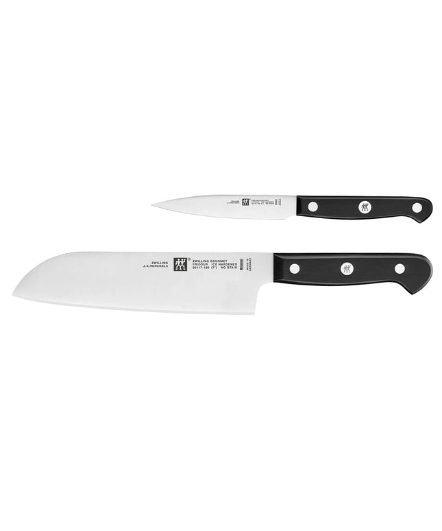 (2 pieces) ZWILLING | GOURMET Knife Set – Santoku 18 cm - Paring 10 cm