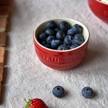 (2) STAUB| Ceramic Mould Set – Cherry Red - Stackable