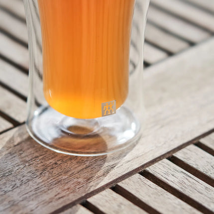 (2) ZWILLING | Sorrento Bar Beer Glass Set – 410 ml - double‑walled borosilicate
