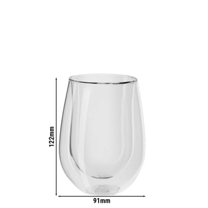 (2) ZWILLING | Sorrento Bar Long Drink Glass Set – 300 ml - double‑walled borosilicate