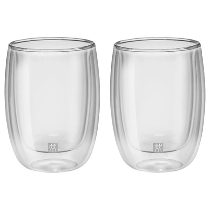 (2) ZWILLING | Sorrento Coffee Glasses – 200 ml - double‑walled borosilicate - handmade