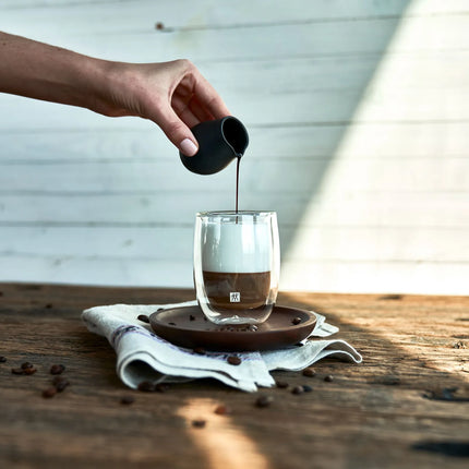 (2) ZWILLING | Sorrento Coffee Glasses – 200 ml - double‑walled borosilicate - handmade