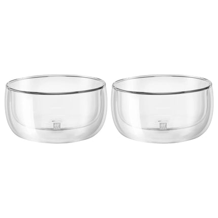 (2) ZWILLING | Sorrento Dessert Glasses – 280 ml - double‑walled borosilicate
