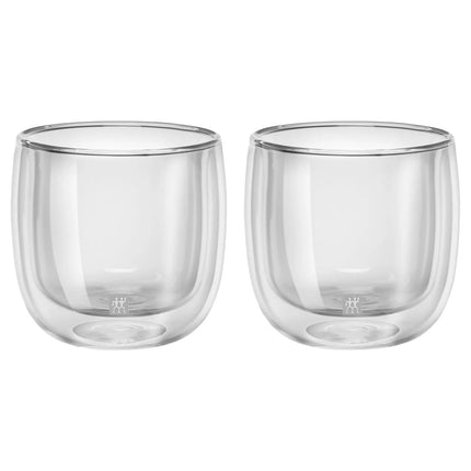 (2) ZWILLING | Sorrento Tea Glasses – 240 ml - double‑walled borosilicate - handmade