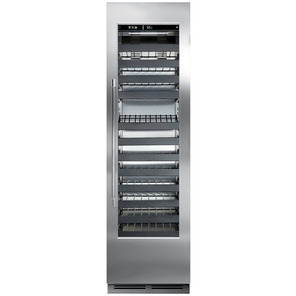 Tủ mát rượu vang một khoang một dải nhiệt inox Perlick CC24W-1-4R 94 chai cửa kính bản lề phải