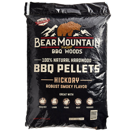 Viên nén gỗ hickory tự nhiên BBQ Bear Mountain 9,1 kg