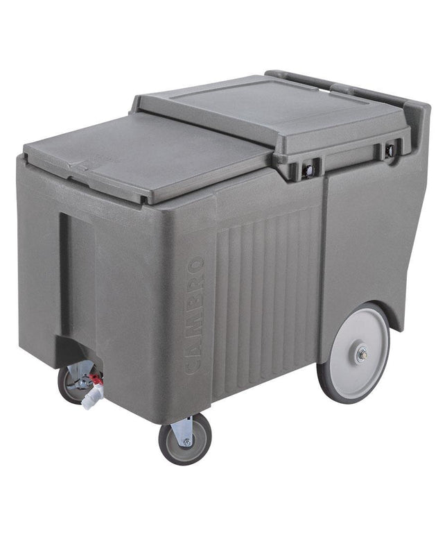 Thùng đá di động màu xám granite Cambro ICS175LB191 SlidingLid™ - Sức chứa 79 kg
