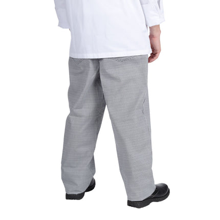 Quần bếp ống rộng nam họa tiết răng chó Chef Revival size M