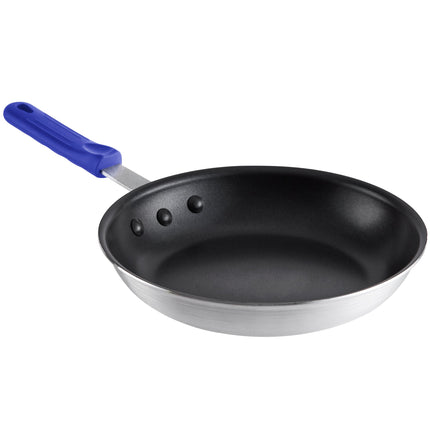 Chảo rán nhôm chống dính Choice 25 cm tay cầm silicone xanh dương
