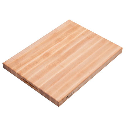 Thớt gỗ phong hai mặt có tay cầm âm John Boos & Co. R2418 Platinum Commercial Series 61 x 46 x 4,4 cm