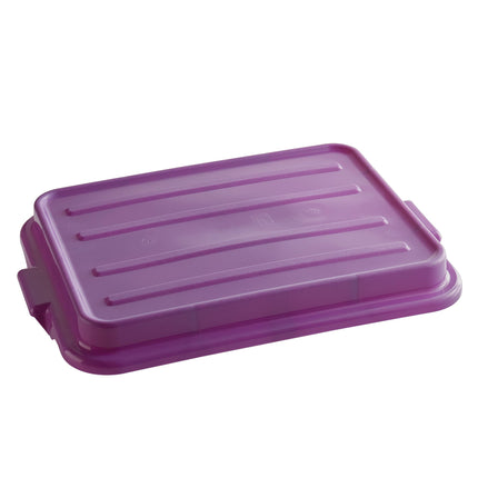 Nắp hộp đựng thực phẩm chống dị ứng màu tím Vollrath Traex® Color-Mate™ 1500-C80 50,8 x 38,1 x 5,1 cm