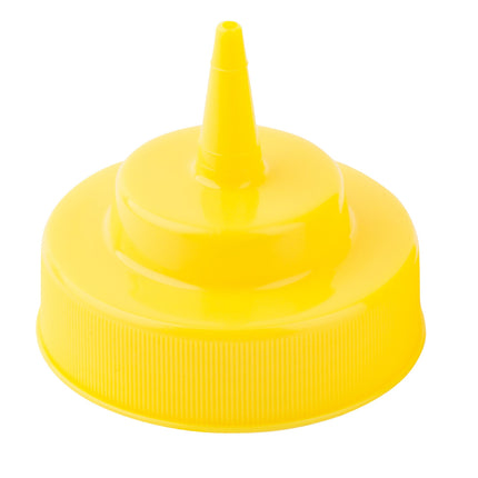 Nắp đầu côn TableCraft WideMouth™ màu vàng cho bình bóp miệng 63 mm - 63TM