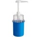 Bộ bình phân phối gia vị Steril-Sil màu xanh dương 890 ml kèm vòi bơm 30 ml và nắp vòm