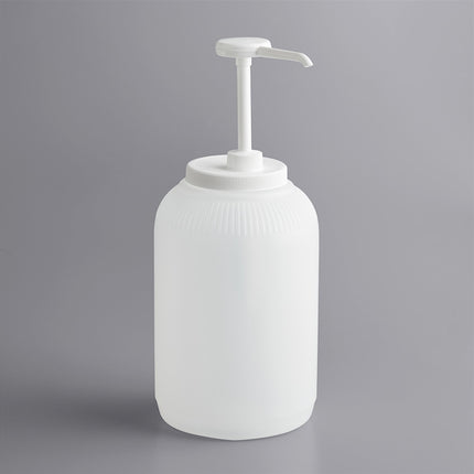 Bộ vòi bơm gia vị TableCraft kèm can nhựa 3,8 lít vòi bơm 30 ml