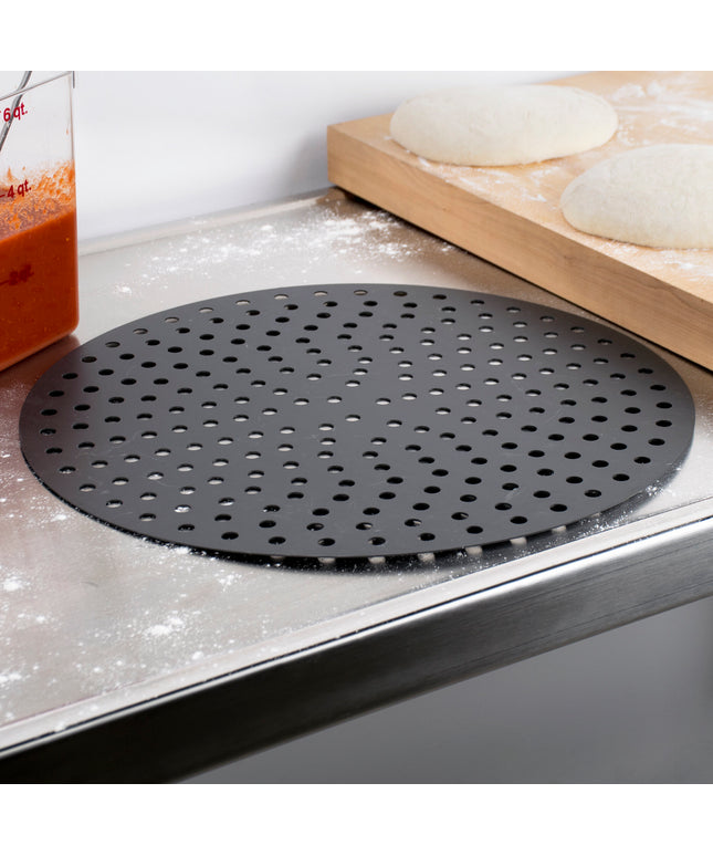 Đĩa nướng pizza đục lỗ nhôm anod cứng American Metalcraft 18908PHC 20,3 cm