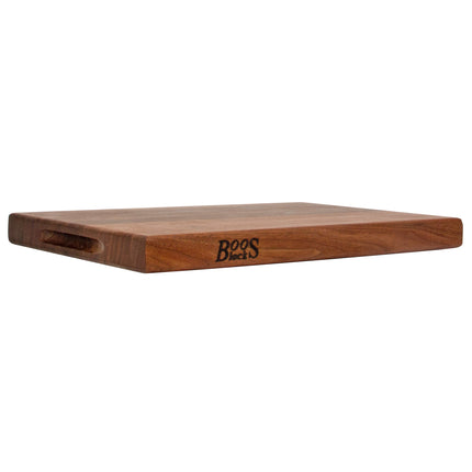 Thớt gỗ óc chó đen hai mặt có tay cầm âm John Boos & Co. WAL-R01 46 x 30 x 3,8 cm
