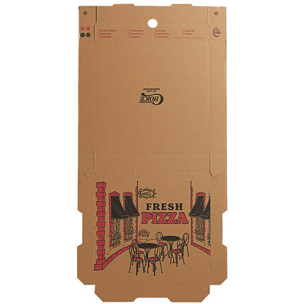 Hộp pizza sóng giấy kraft Choice 30 x 30 x 5 cm gói số lượng lớn - Bó 50 cái