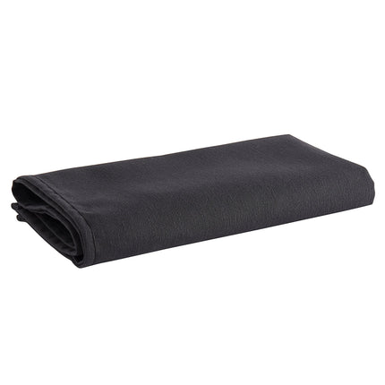 Khăn ăn đen bằng vải pha 65/35 polyester/cotton Intedge 51 cm x 51 cm - Gói 12 cái