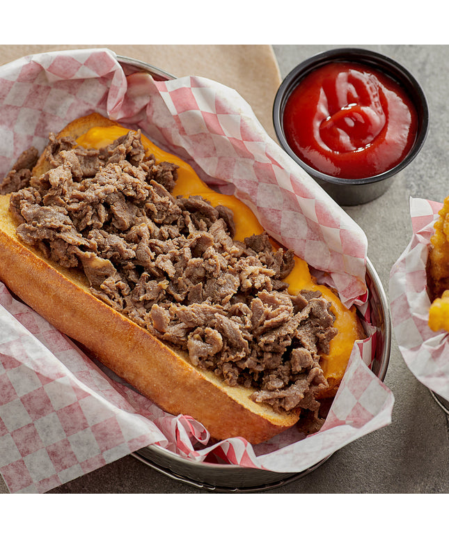 Thịt bò lát chín Philly Cheesesteak Original Philly Cheesesteak Co. 1,1 kg - Thùng 4 cái