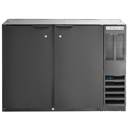 Tủ mát sau quầy bar cửa đặc chiều cao dưới bar Beverage-Air BB48HC màu đen 122 cm