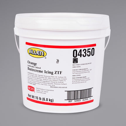 Kem phủ bơ vị cam Rich's Orange Buttrcreme - Xô 6,8 kg