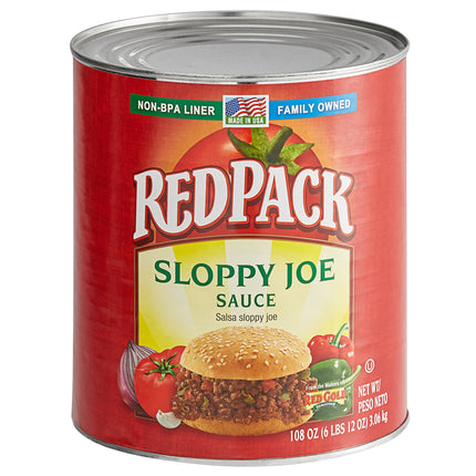Sốt Sloppy Joe RedPack lon #10 - Thùng 6 lon