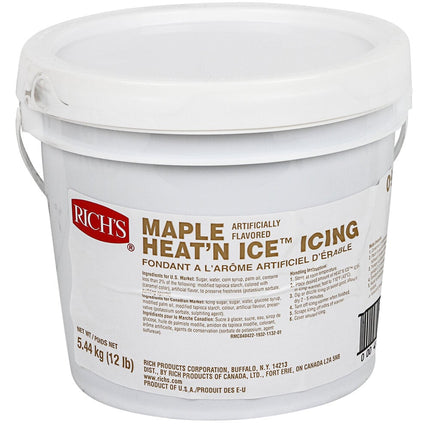 Kem phủ bánh donut Rich's Maple Heat 'n Ice hương phong - Xô 5,4 kg